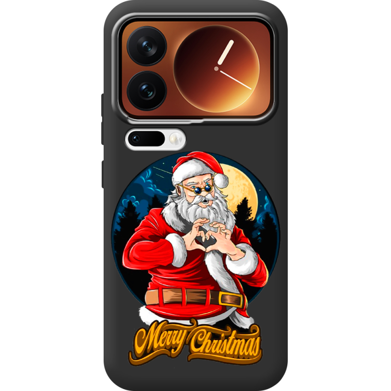 Чорний чохол BoxFace Xiaomi 17 Pro Cool Santa