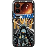 Чорний чохол BoxFace Xiaomi 17 Pro Привид Києва в дії