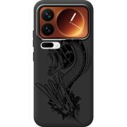 Чорний чохол BoxFace Xiaomi 17 Pro Snake