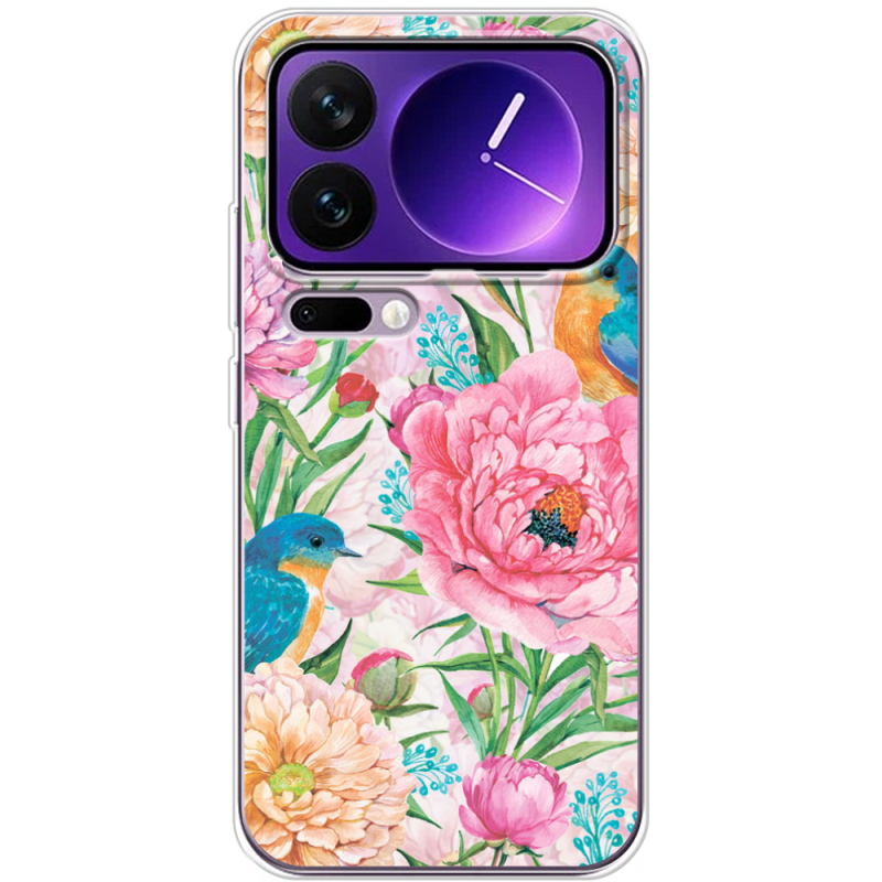 Чохол BoxFace Xiaomi 17 Pro Max Birds in Flowers