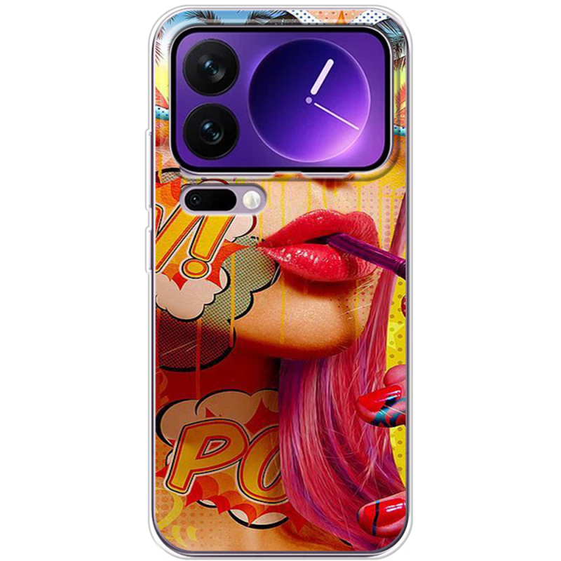 Чохол BoxFace Xiaomi 17 Pro Max Yellow Girl Pop Art