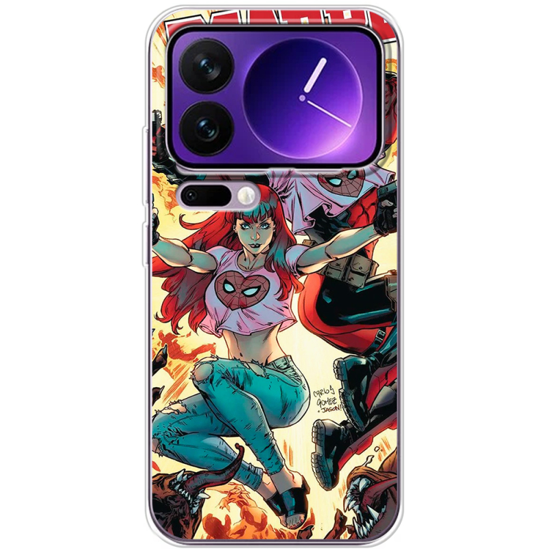 Чохол BoxFace Xiaomi 17 Pro Max Deadpool and Mary Jane