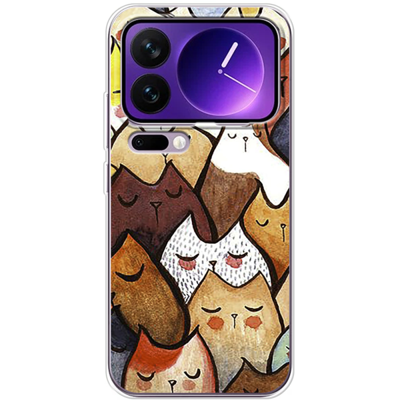 Чохол BoxFace Xiaomi 17 Pro Max Sleepy Cats