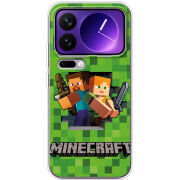 Чохол BoxFace Xiaomi 17 Pro Max Майнкрафт Стів і Алекс