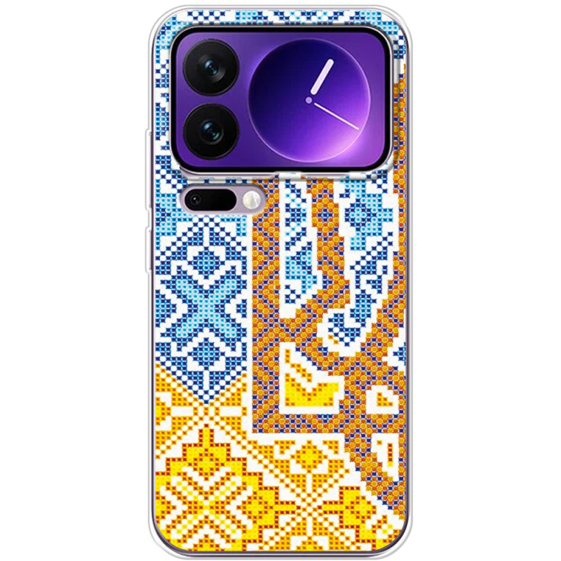 Чохол BoxFace Xiaomi 17 Pro Max Тризуб Вишивка