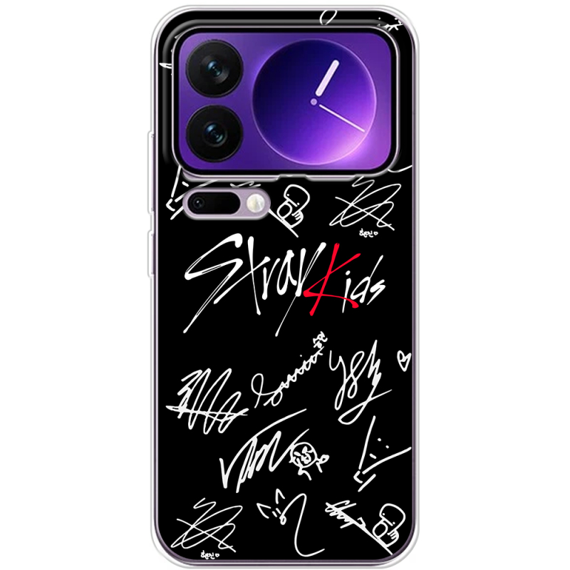 Чохол BoxFace Xiaomi 17 Pro Max Stray Kids автограф