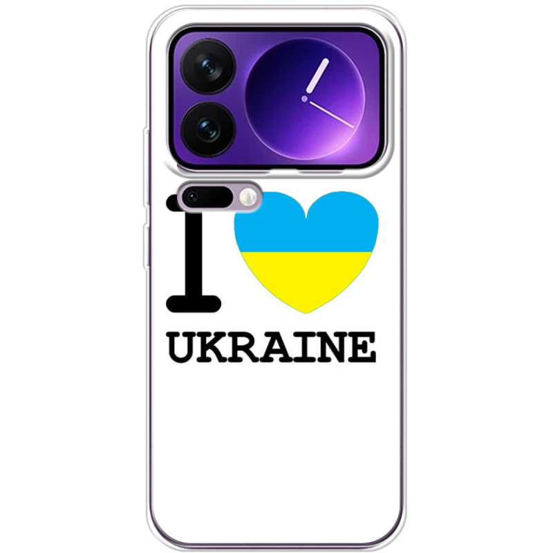 Чохол BoxFace Xiaomi 17 Pro Max I love Ukraine