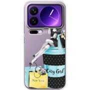Прозорий чохол BoxFace Xiaomi 17 Pro Max City Girl
