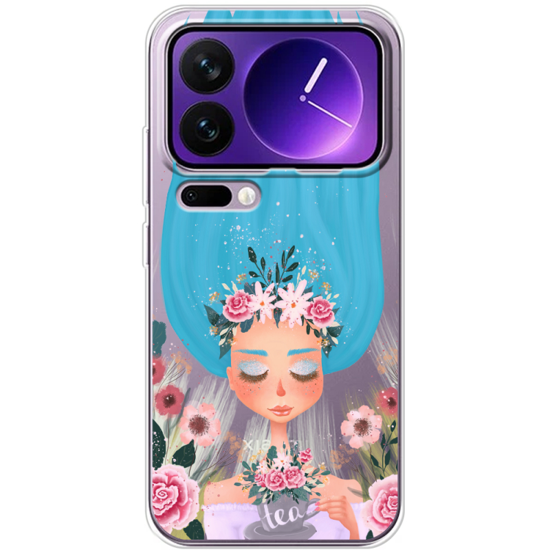 Прозорий чохол BoxFace Xiaomi 17 Pro Max Blue Hair