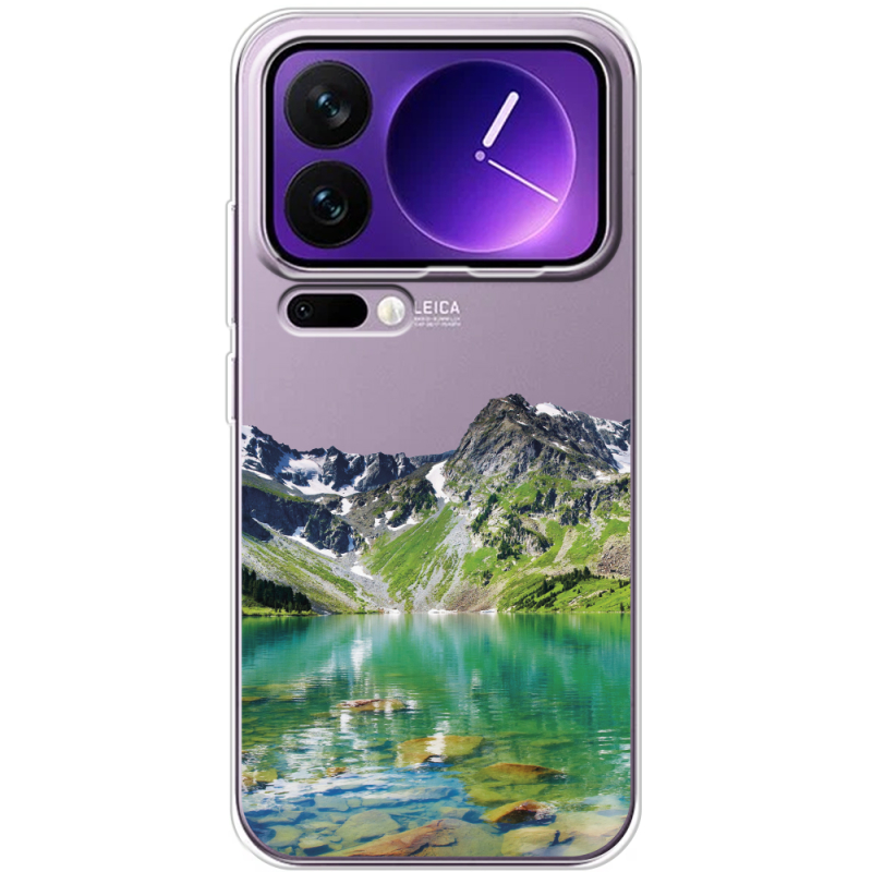 Прозорий чохол BoxFace Xiaomi 17 Pro Max Green Mountain