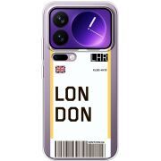 Прозорий чохол BoxFace Xiaomi 17 Pro Max Ticket London