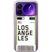 Прозорий чохол BoxFace Xiaomi 17 Pro Max Ticket Los Angeles