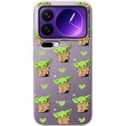 Прозорий чохол BoxFace Xiaomi 17 Pro Max Pattern Baby Yoda