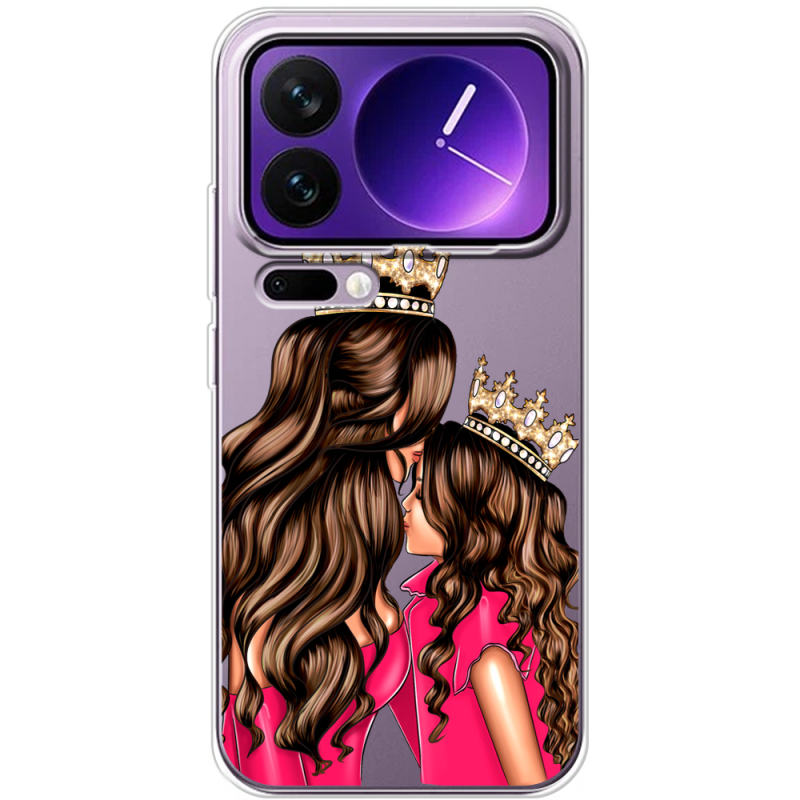 Прозорий чохол BoxFace Xiaomi 17 Pro Max Queen and Princess