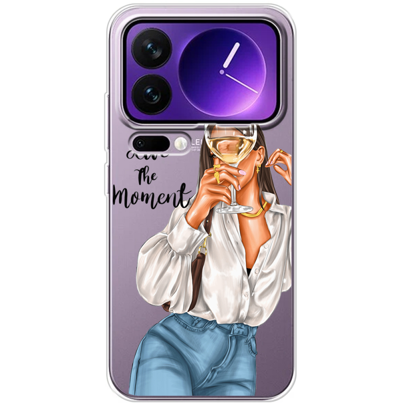 Прозорий чохол BoxFace Xiaomi 17 Pro Max Live The Moment