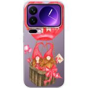 Прозорий чохол BoxFace Xiaomi 17 Pro Max Valentine Dwarfs