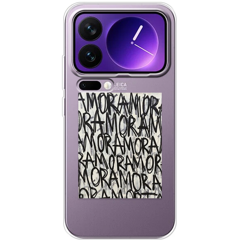 Прозорий чохол BoxFace Xiaomi 17 Pro Max Amor Amor