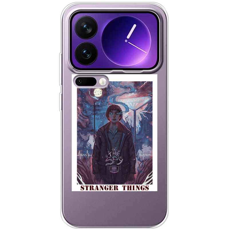 Прозорий чохол BoxFace Xiaomi 17 Pro Max Stranger Things