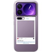 Прозорий чохол BoxFace Xiaomi 17 Pro Max Insta