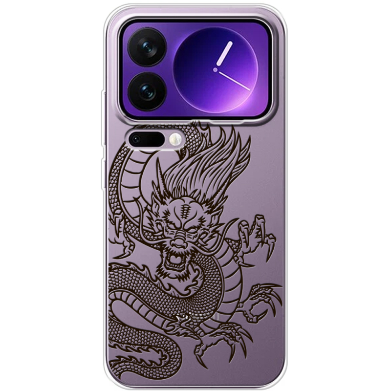 Прозорий чохол BoxFace Xiaomi 17 Pro Max Chinese Dragon