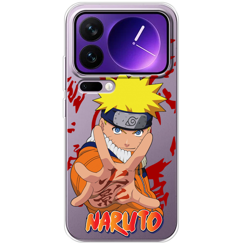 Прозорий чохол BoxFace Xiaomi 17 Pro Max Naruto