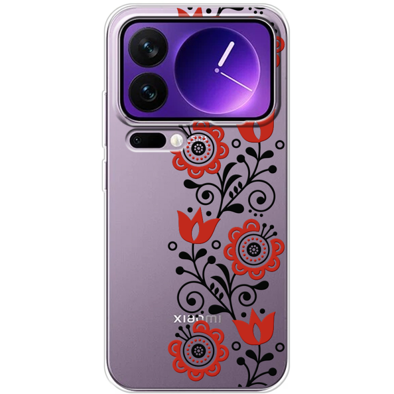 Прозорий чохол BoxFace Xiaomi 17 Pro Max Ethno Ornament