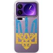 Прозорий чохол BoxFace Xiaomi 17 Pro Max Gold Trident