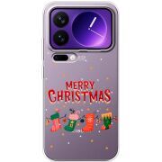 Прозорий чохол BoxFace Xiaomi 17 Pro Max Merry Christmas