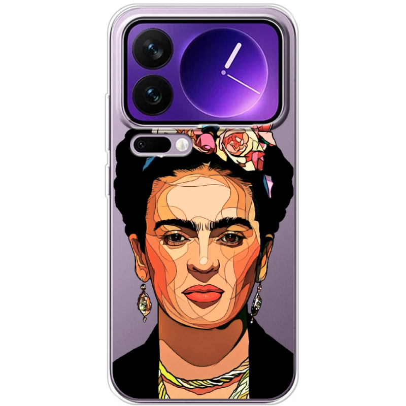 Прозорий чохол BoxFace Xiaomi 17 Pro Max Фрида Кало