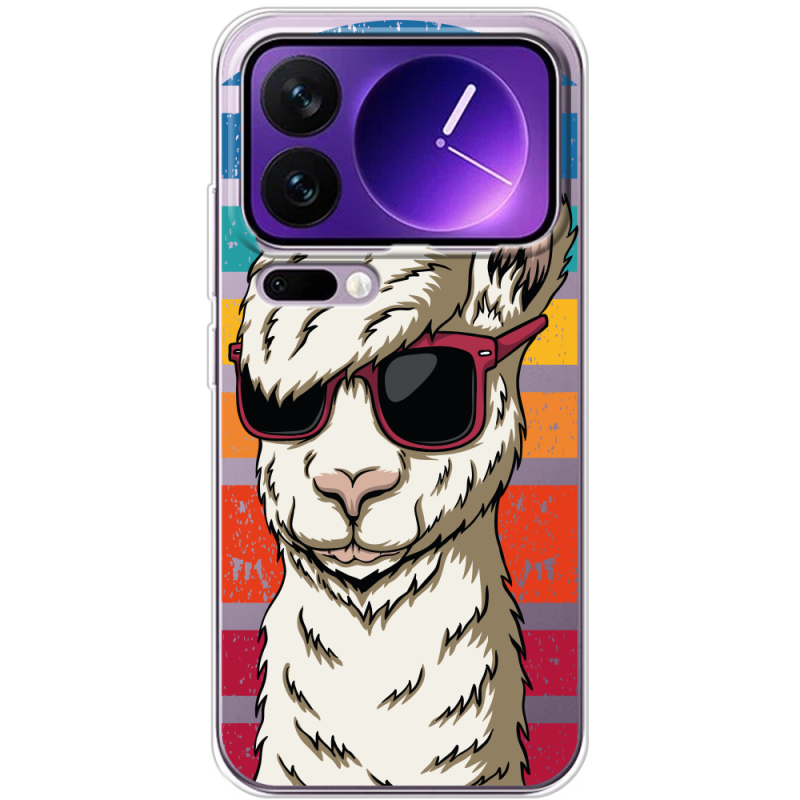 Прозорий чохол BoxFace Xiaomi 17 Pro Max Стильна Лама