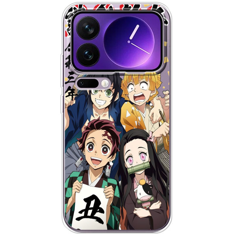 Прозорий чохол BoxFace Xiaomi 17 Pro Max Незуко та друзі