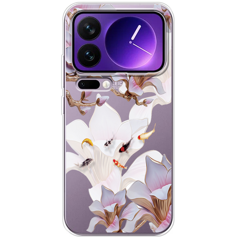 Прозорий чохол BoxFace Xiaomi 17 Pro Max Chinese Magnolia