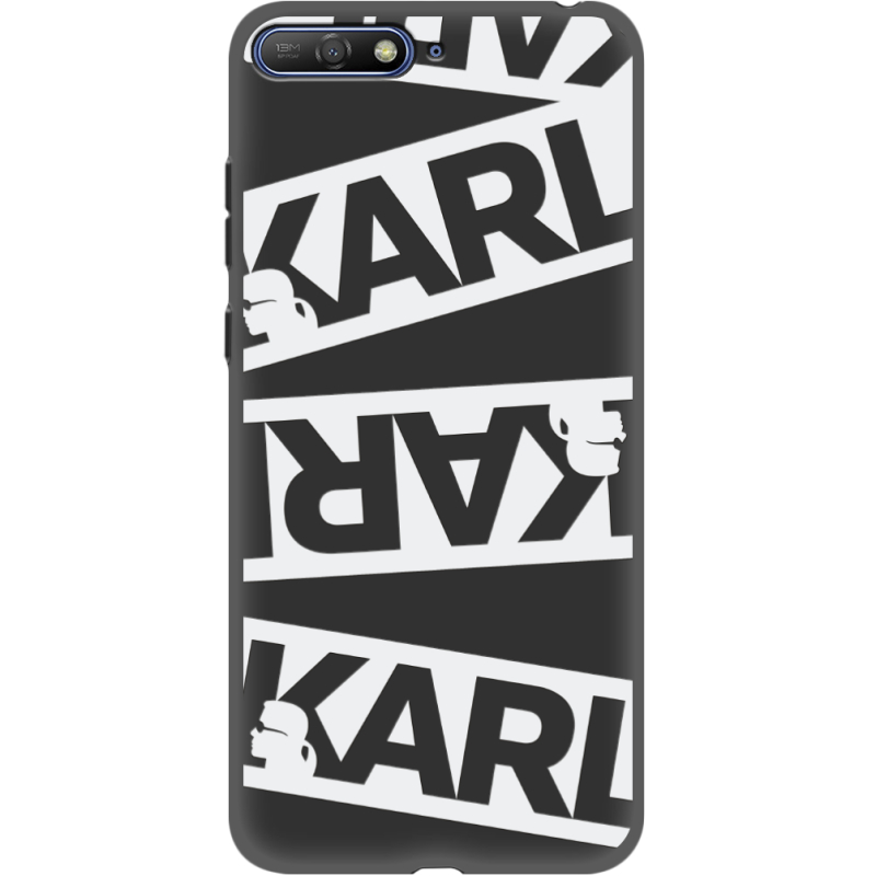 Черный чехол Uprint Huawei Y6 2018 White Karl