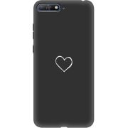Черный чехол Uprint Huawei Y6 2018 My Heart