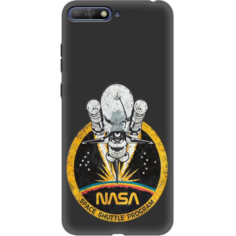 Черный чехол Uprint Huawei Y6 2018 NASA Spaceship