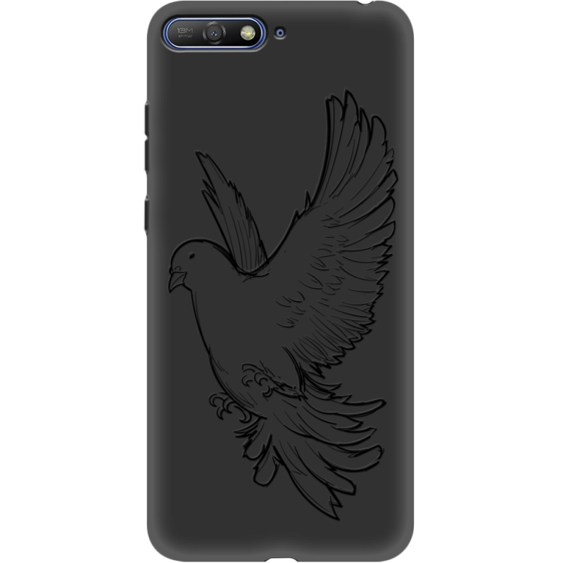 Черный чехол Uprint Huawei Y6 2018 Dove