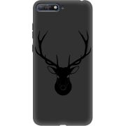 Черный чехол Uprint Huawei Y6 2018 Deer