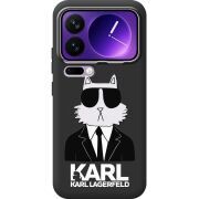 Чорний чохол BoxFace Xiaomi 17 Pro Max Cat in Black