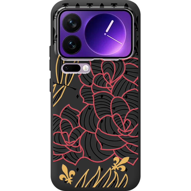 Чорний чохол BoxFace Xiaomi 17 Pro Max FranceFlowers