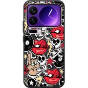 Чорний чохол BoxFace Xiaomi 17 Pro Max Rock Graffiti