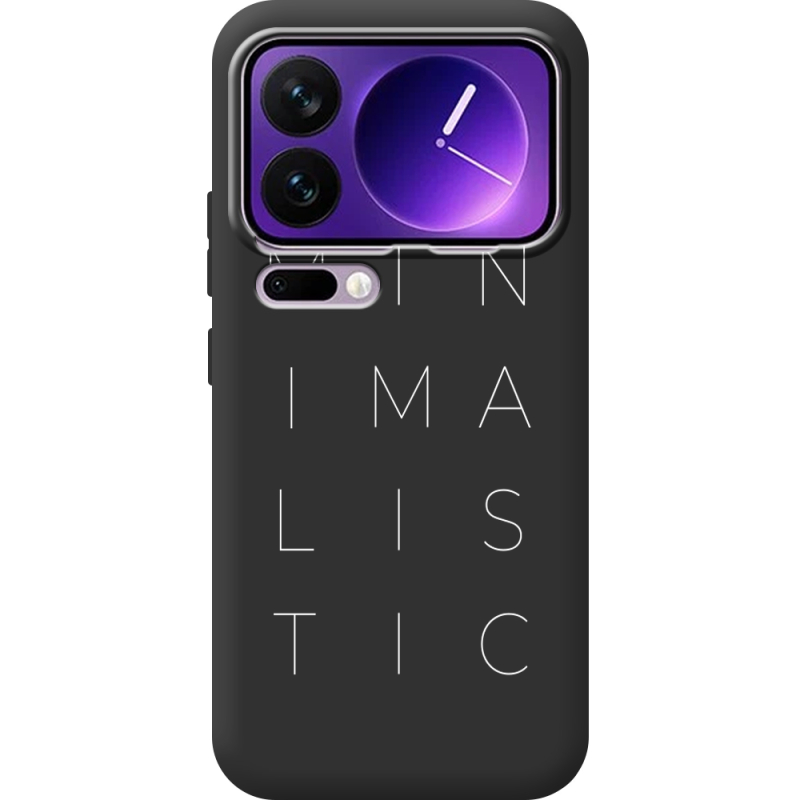 Чорний чохол BoxFace Xiaomi 17 Pro Max Minimalistic