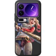 Чорний чохол BoxFace Xiaomi 17 Pro Max Happy Harley Quinn