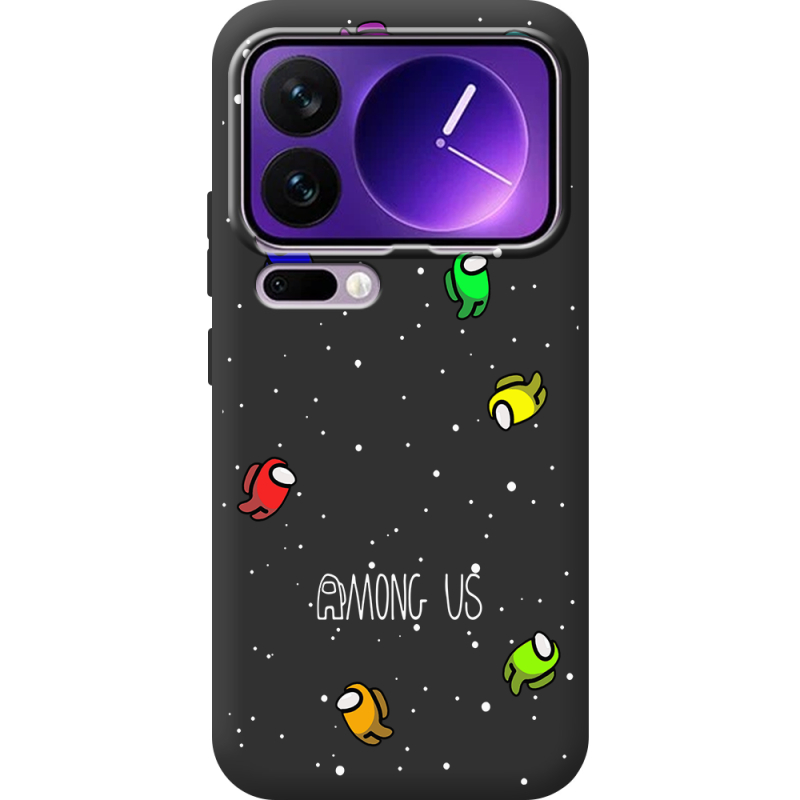 Чорний чохол BoxFace Xiaomi 17 Pro Max Among Us Invisible