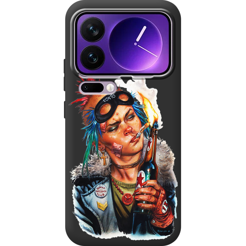 Чорний чохол BoxFace Xiaomi 17 Pro Max Tanker Girl