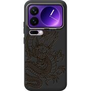 Чорний чохол BoxFace Xiaomi 17 Pro Max Chinese Dragon