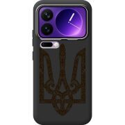 Чорний чохол BoxFace Xiaomi 17 Pro Max Ukrainian Trident