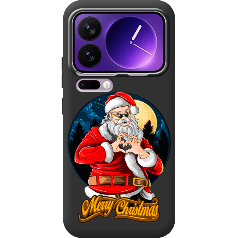 Чорний чохол BoxFace Xiaomi 17 Pro Max Cool Santa
