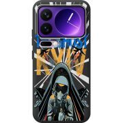 Чорний чохол BoxFace Xiaomi 17 Pro Max Привид Києва в дії