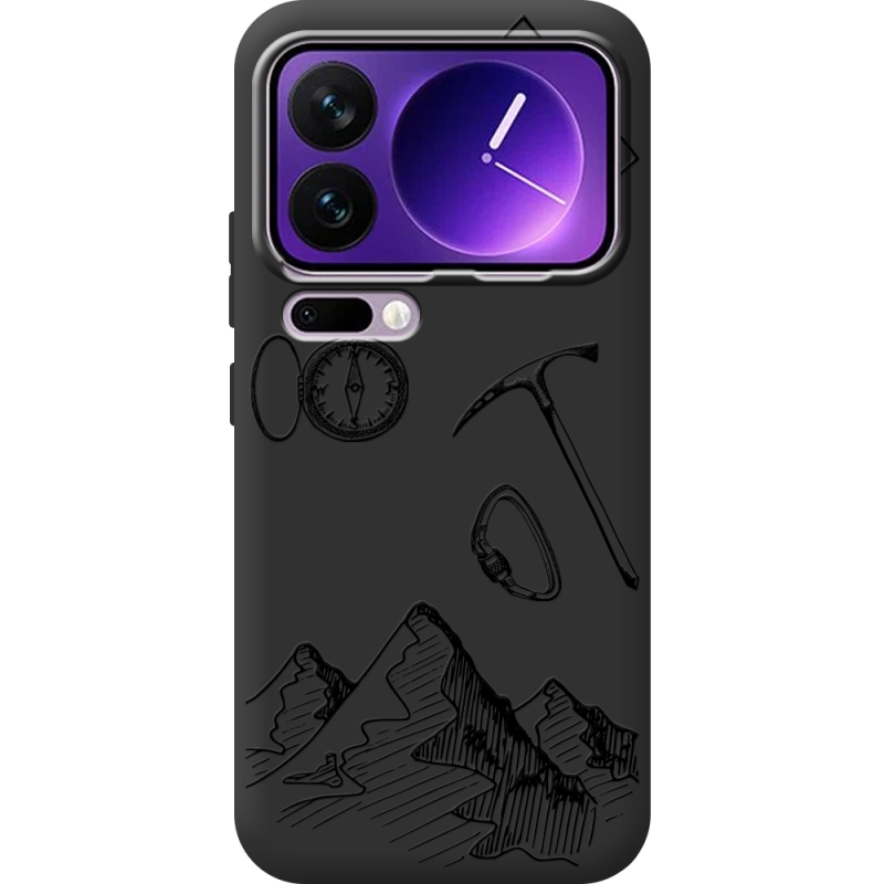 Чорний чохол BoxFace Xiaomi 17 Pro Max Mountains