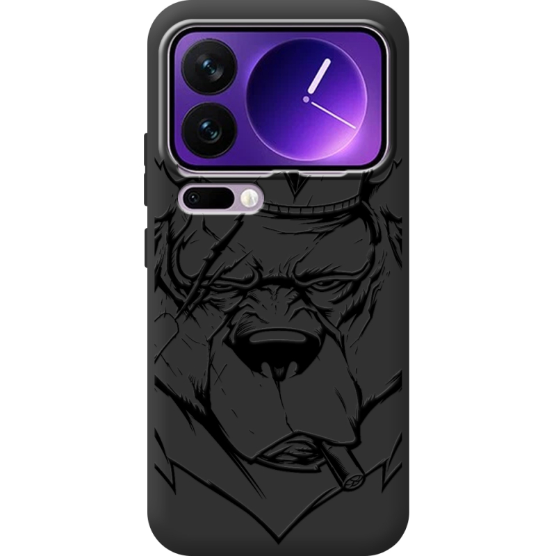 Чорний чохол BoxFace Xiaomi 17 Pro Max Bear King